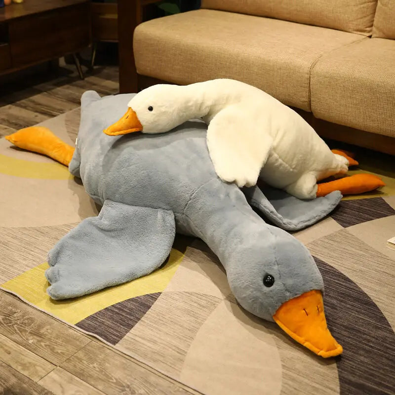 Pato gigante de peluche de ganso súper suave