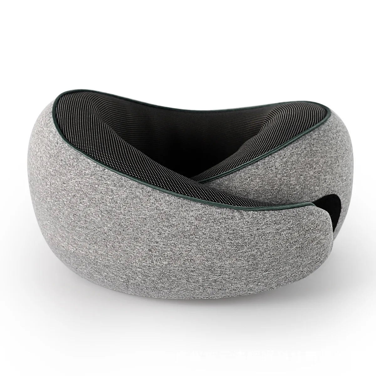 Almohada de viaje para el cuello con espuma viscoelástica en forma de U