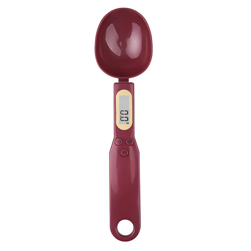 Báscula de cocina electrónica de 500 g y 0,1 g, LCD digital para medir harina, cuchara digital, miniherramienta de cocina para leche y café.