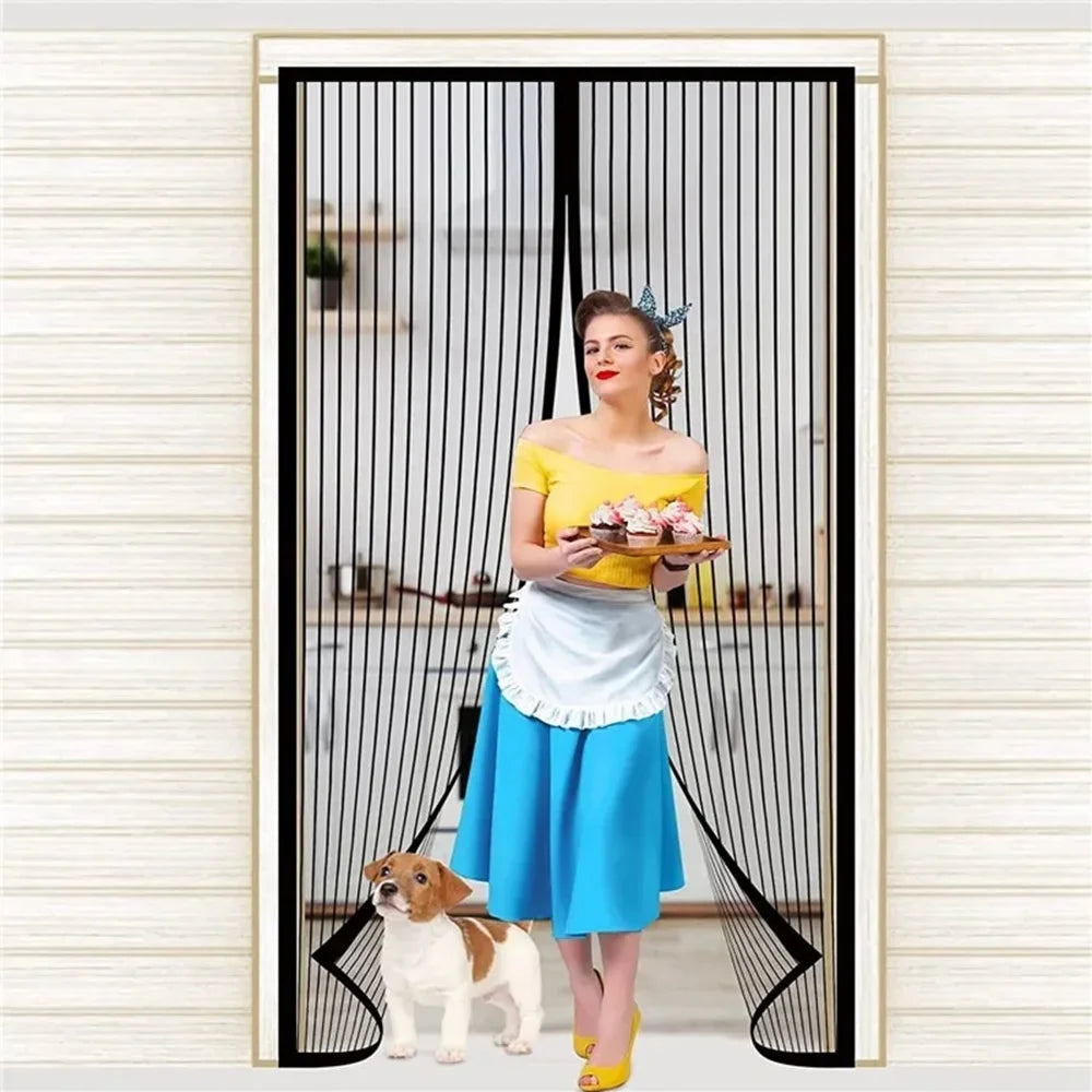 Anti Mosquito Fly Curtains For Doors Screen Magnetic Mosquito Net Door Window Automatic Closing Mesh For Kitchen Living Room