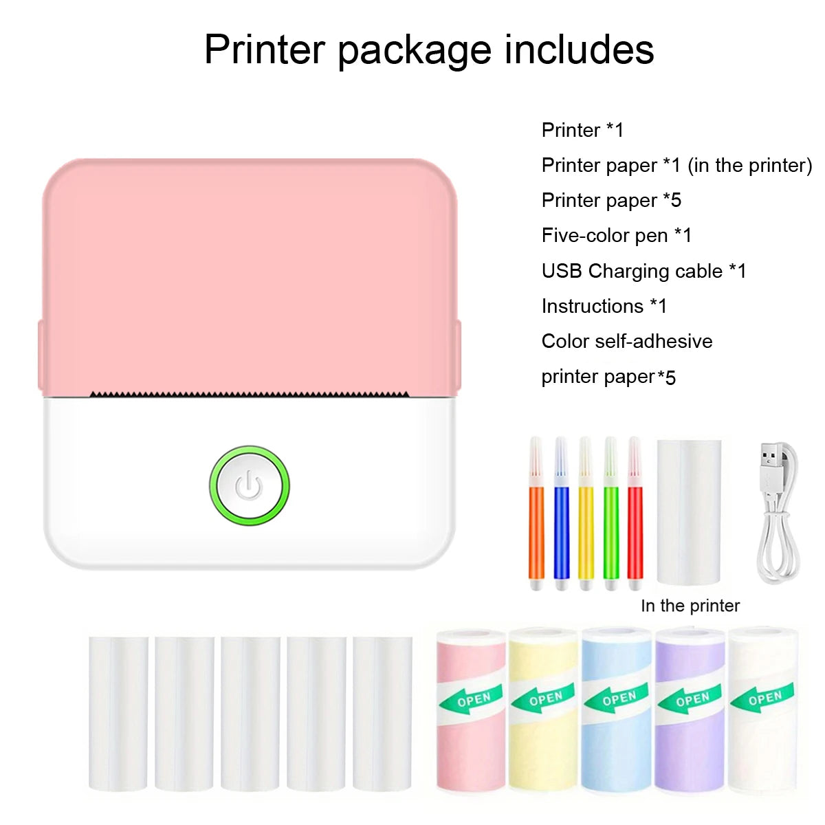 Mini impresora portátil