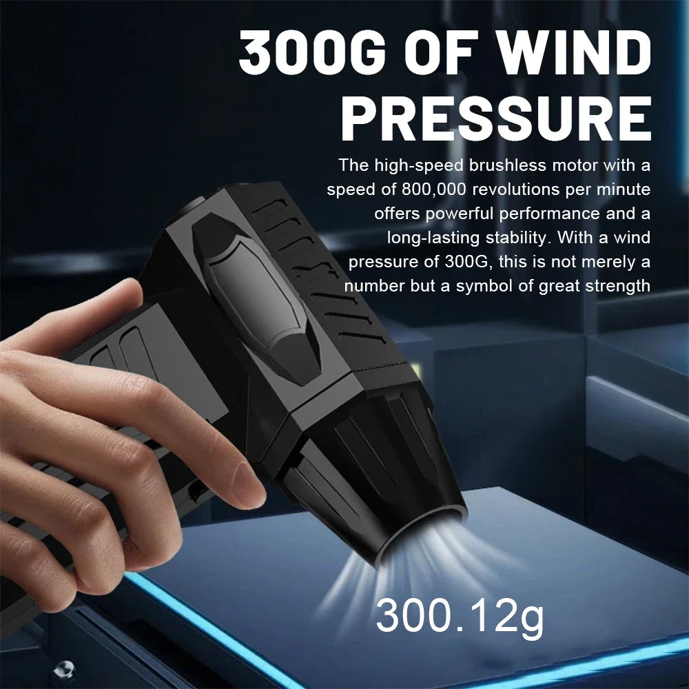 Soplador Turbo Jet Dry de 10000 mAh con carga rápida