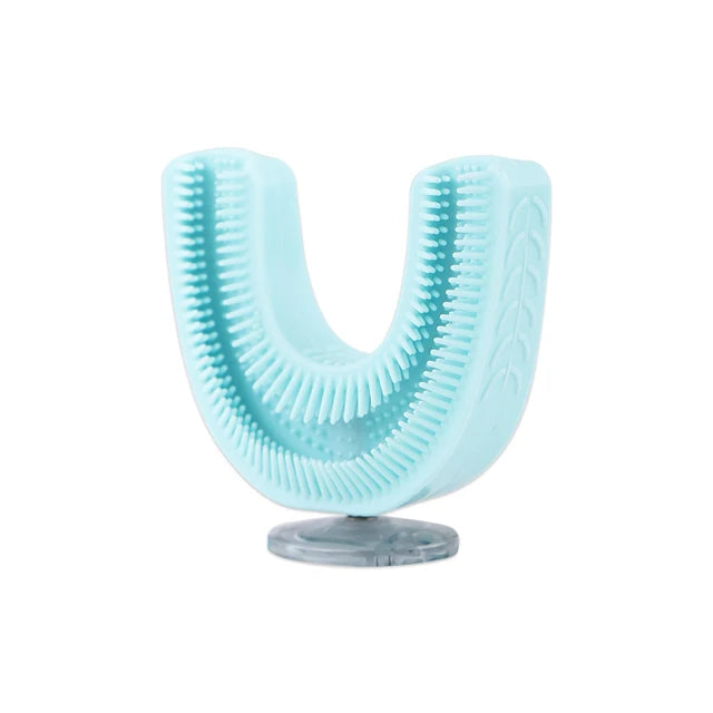 Cepillo de dientes eléctrico sónico en forma de U para niños