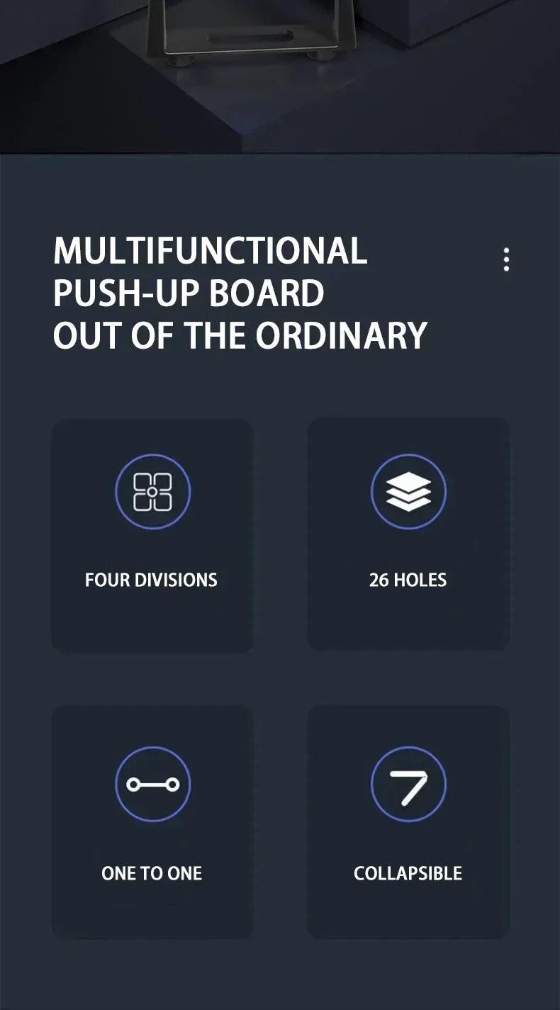 Tabla de flexiones portátil multifuncional