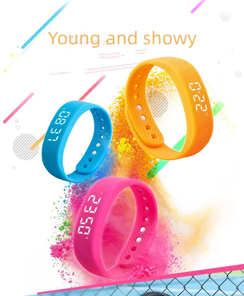 Pulsera inteligente LED digital resistente al agua
