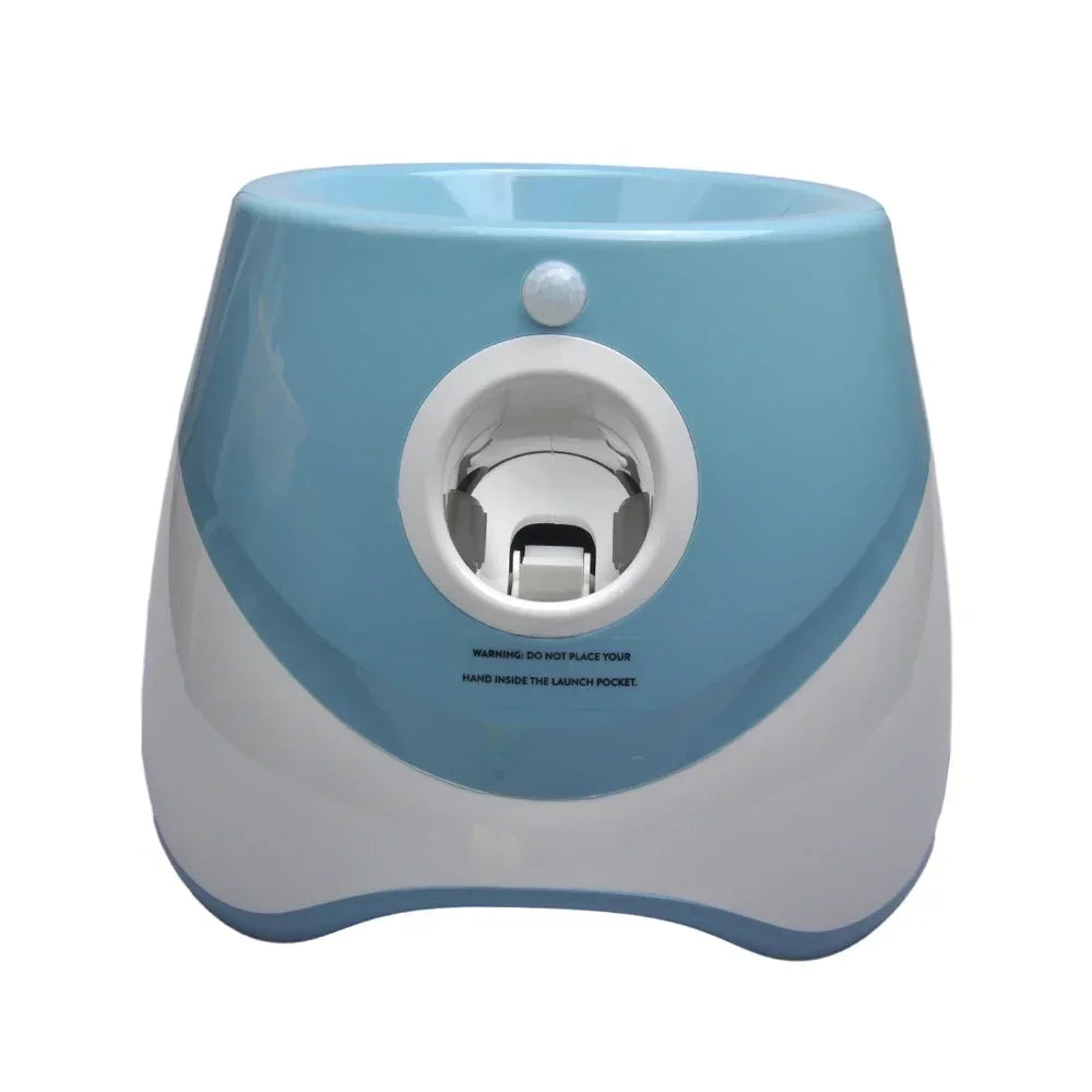 Juguete lanzador de pelotas para perros Productos para mascotas Juguetes para perros Mantener la salud de la mascota Lanzamiento automático 3 configuraciones de distancias Para jugar en interiores y exteriores