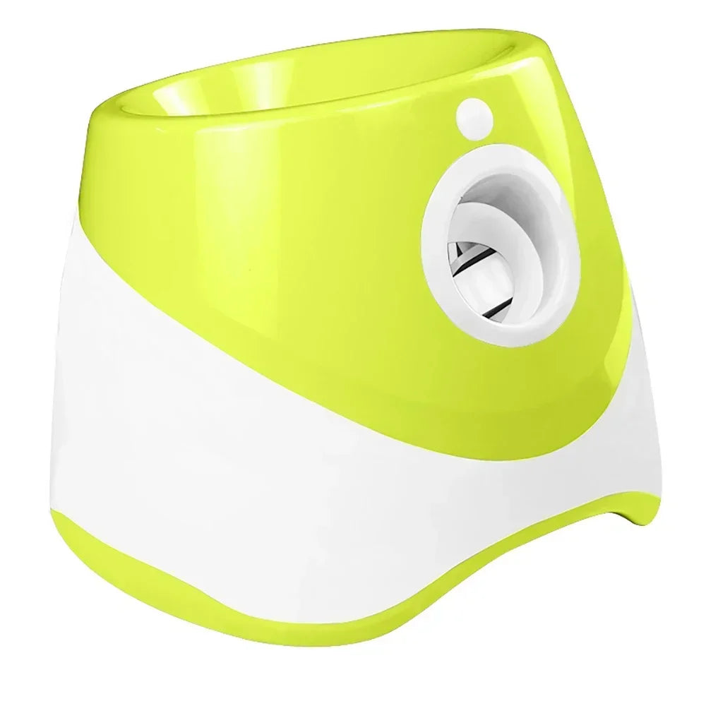 Juguete lanzador de pelotas para perros Productos para mascotas Juguetes para perros Mantener la salud de la mascota Lanzamiento automático 3 configuraciones de distancias Para jugar en interiores y exteriores