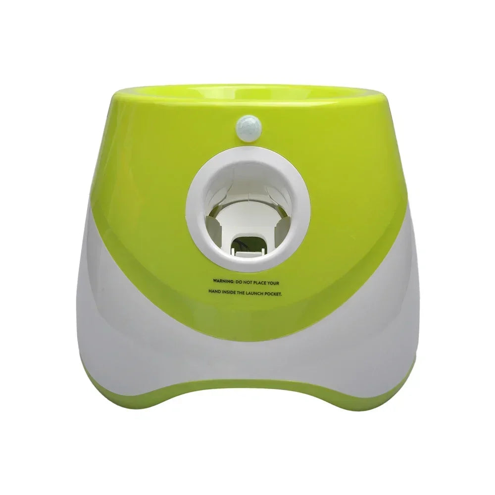 Juguete lanzador de pelotas para perros Productos para mascotas Juguetes para perros Mantener la salud de la mascota Lanzamiento automático 3 configuraciones de distancias Para jugar en interiores y exteriores