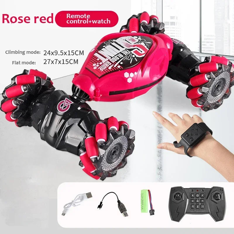 Coches eléctricos LED de acrobacias de escalada con control remoto