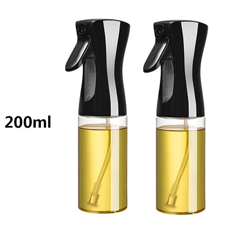 Botella pulverizadora de aceite de cocina, pulverizador de aceite de oliva para cocinar, 200/300/500 ml, botella pulverizadora neumática, dispensador de aceite en aerosol para barbacoa y fitness.