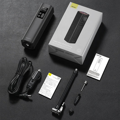 Mini compresor de aire para coche Baseus de 12 V y 150 PSI