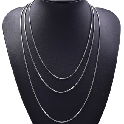 Snake Chain Necklace Stainless Steel