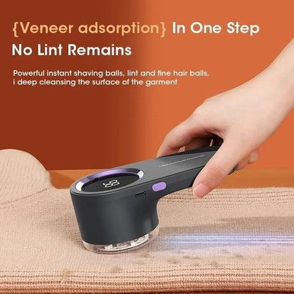 Quitapelusas para ropa, LED, digital, eléctrico, recargable por USB, para suéteres