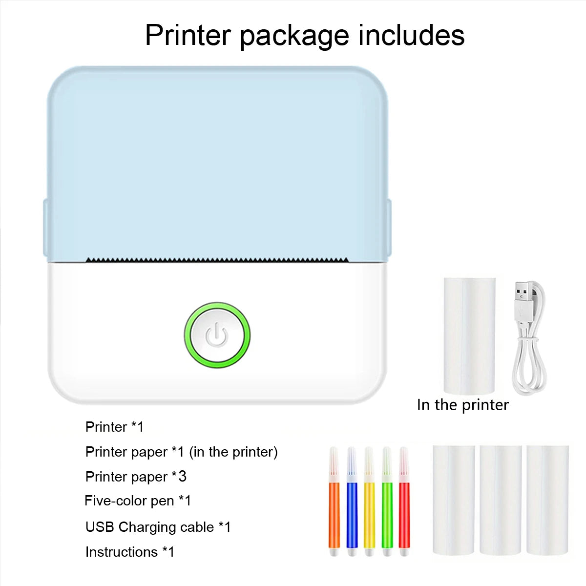 Mini impresora portátil 