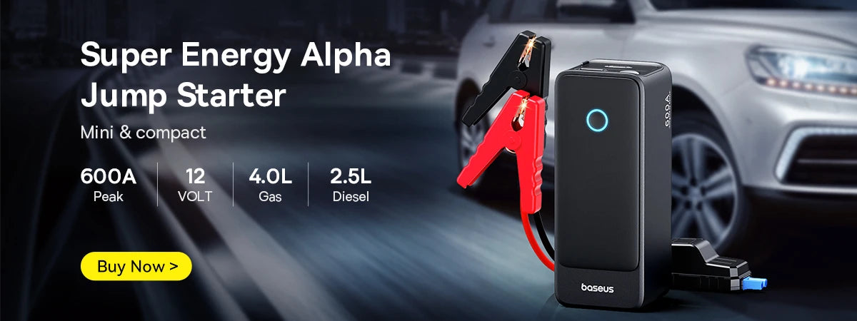 Mini compresor de aire para coche Baseus de 12 V y 150 PSI