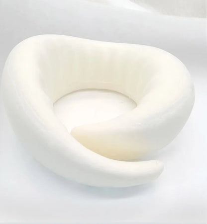 Almohada de viaje para el cuello con espuma viscoelástica en forma de U