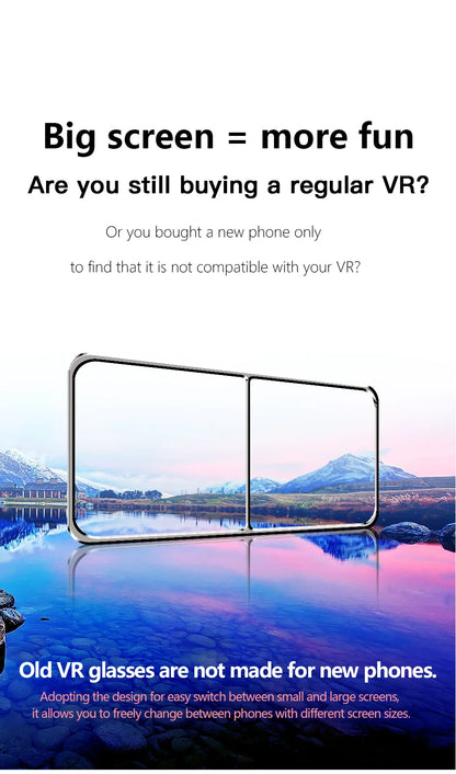 Gafas de realidad virtual 3D VR