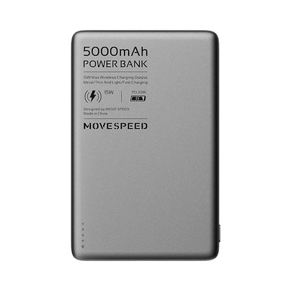 Banco de energía magnético delgado de 5000 mAh con carga rápida