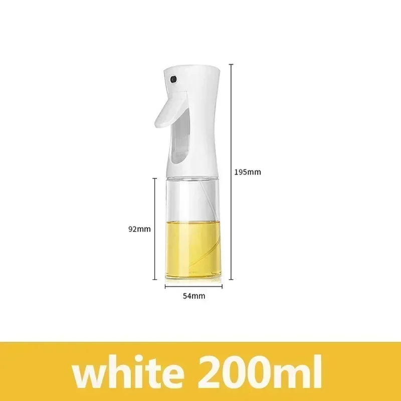 Botella pulverizadora de aceite de cocina, pulverizador de aceite de oliva para cocinar, 200/300/500 ml, botella pulverizadora neumática, dispensador de aceite en aerosol para barbacoa y fitness.
