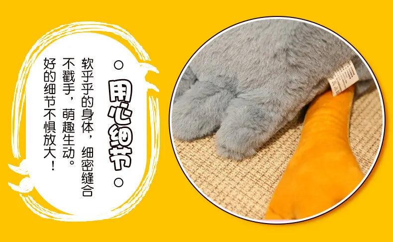 Pato gigante de peluche de ganso súper suave