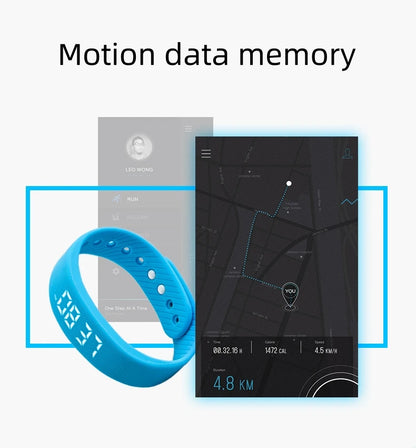 Pulsera inteligente LED digital resistente al agua