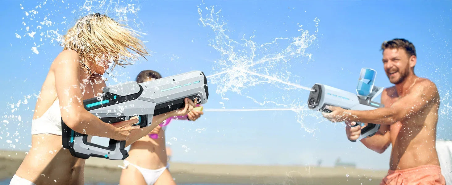 Pistolas de agua eléctricas con chorro de agua automático