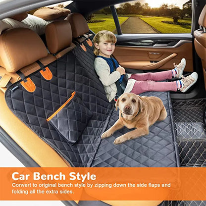 Funda impermeable para asiento de coche de perro para viajes de mascotas