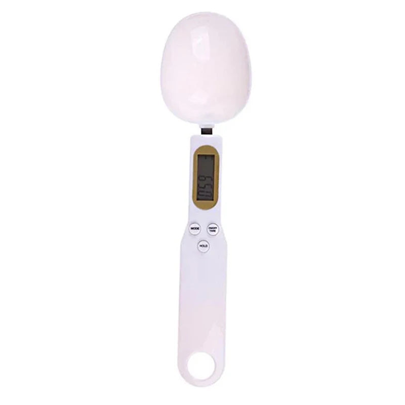 Báscula de cocina electrónica de 500 g y 0,1 g, LCD digital para medir harina, cuchara digital, miniherramienta de cocina para leche y café.