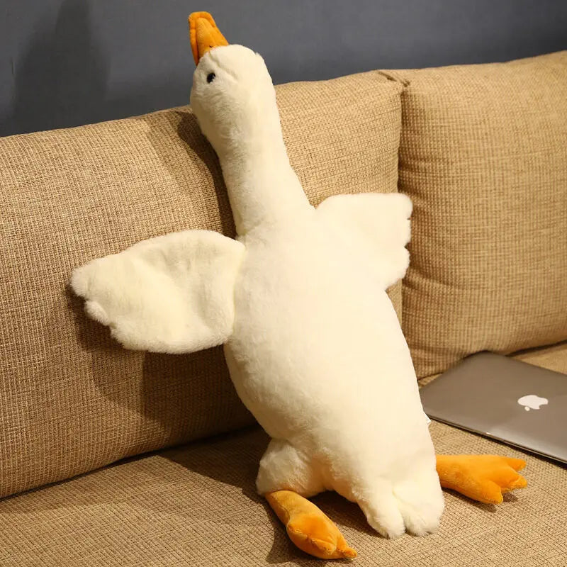 Pato gigante de peluche de ganso súper suave
