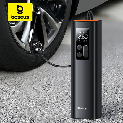 Mini compresor de aire para coche Baseus de 12 V y 150 PSI