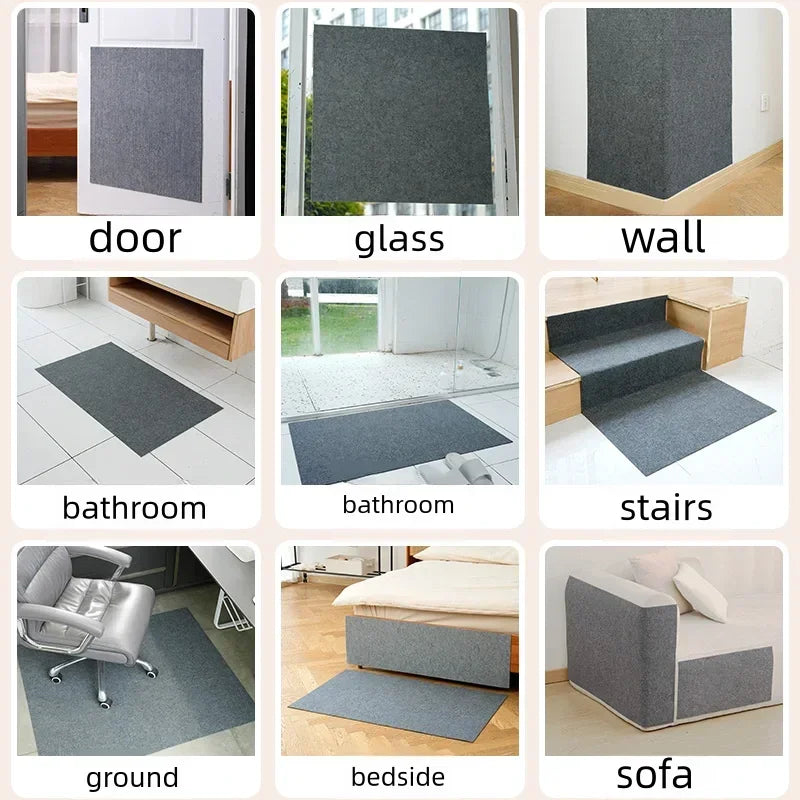Alfombra autoadhesiva para rascar gatos, tablero para pared, antiarañazos, para sofá, bricolaje, protección para patas, afilable y recortable.