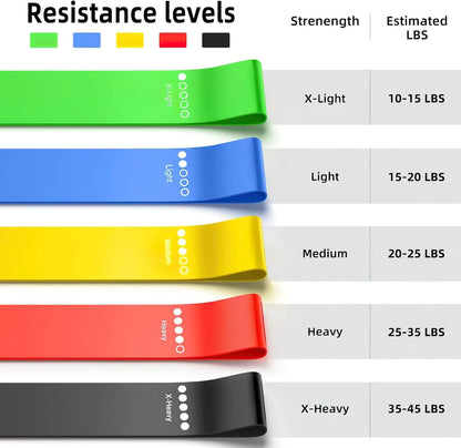 Bandas de resistencia de TPE, juego de fitness, bandas de bucle de goma, expansor de entrenamiento de fuerza, equipo de yoga y gimnasio, bucle de goma elástica.