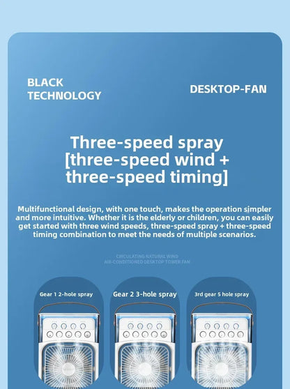Mini ventilador portátil para el hogar