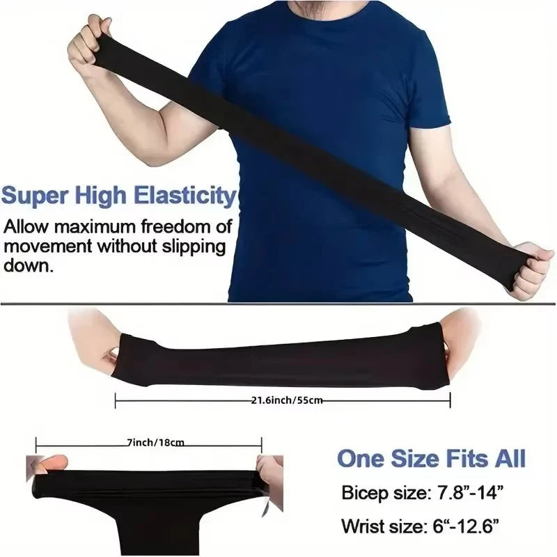 3 Pair of Breathable Sun Protection Sleeves - Breathable &amp; UV Protective Gear for Sports, Driving, &amp; Outdoor Adventures
