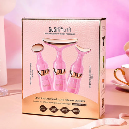 Dispositivo de lifting facial para cuello, facial y masaje ocular