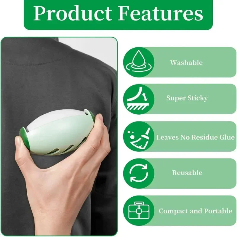 Quitapelusas lavable, rodillo para ropa, portátil, para mascotas, cepillo eliminador de polvo, herramientas de limpieza para cabello pegajoso