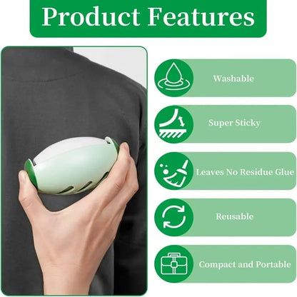 Quitapelusas lavable, rodillo para ropa, portátil, para mascotas, cepillo eliminador de polvo, herramientas de limpieza para cabello pegajoso