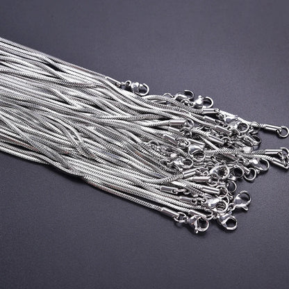 Snake Chain Necklace Stainless Steel