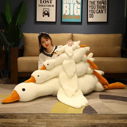 Pato gigante de peluche de ganso súper suave