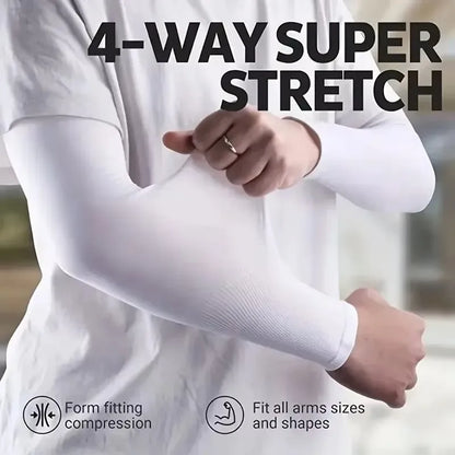 3 Pair of Breathable Sun Protection Sleeves - Breathable &amp; UV Protective Gear for Sports, Driving, &amp; Outdoor Adventures