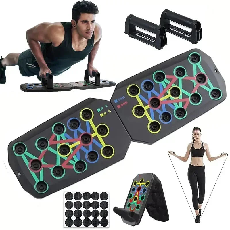 Tabla de flexiones portátil multifuncional 