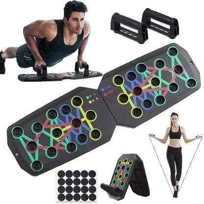 Tabla de flexiones portátil multifuncional 