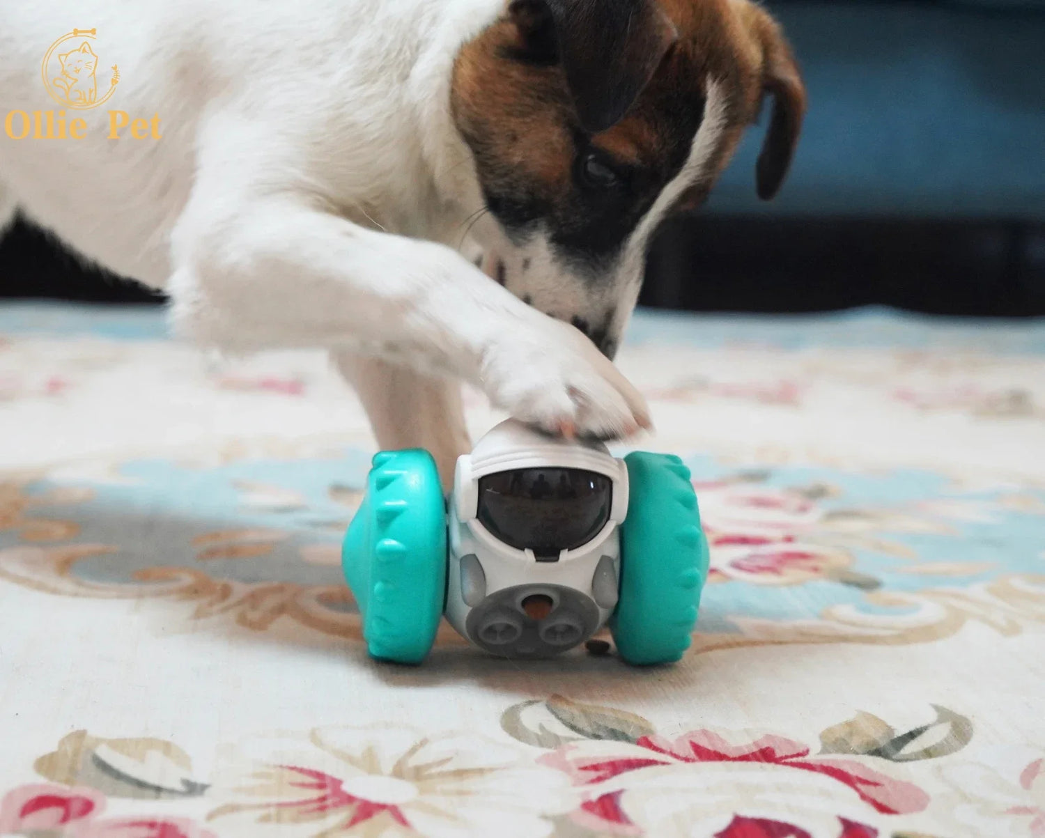 Juguete interactivo para perros, robot de vaso, comedero de comida lenta, dispensador de golosinas para cachorros y gatos, suministros para perros, entrenamiento intelectual.
