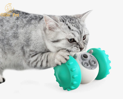 Juguete interactivo para perros, robot de vaso, comedero de comida lenta, dispensador de golosinas para cachorros y gatos, suministros para perros, entrenamiento intelectual.