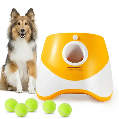 Juguete lanzador de pelotas para perros