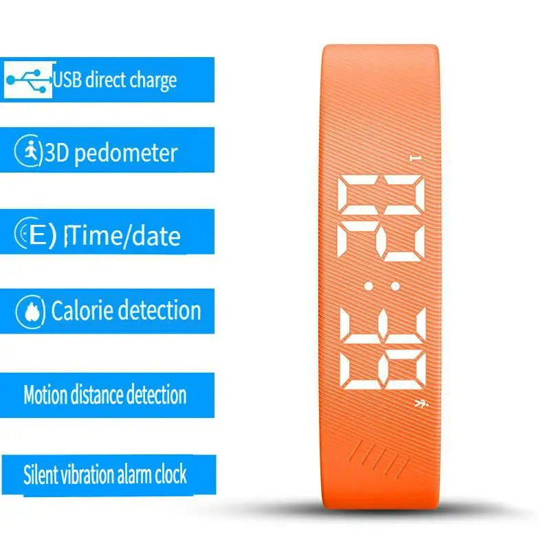 Pulsera inteligente LED digital resistente al agua