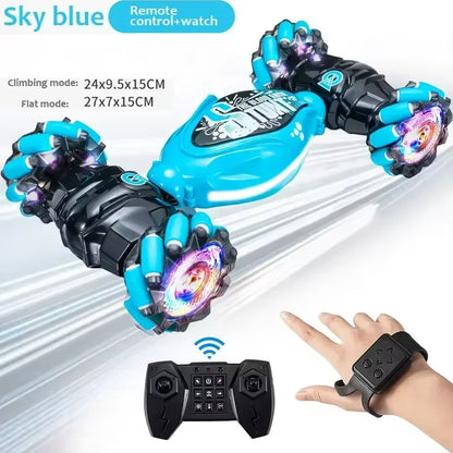 Coches eléctricos LED de acrobacias de escalada con control remoto