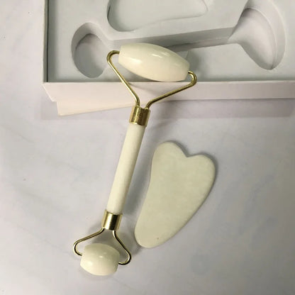 Rodillo de piedra facial Gua Sha para el rostro
