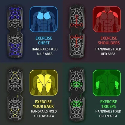 Tabla de flexiones portátil multifuncional 