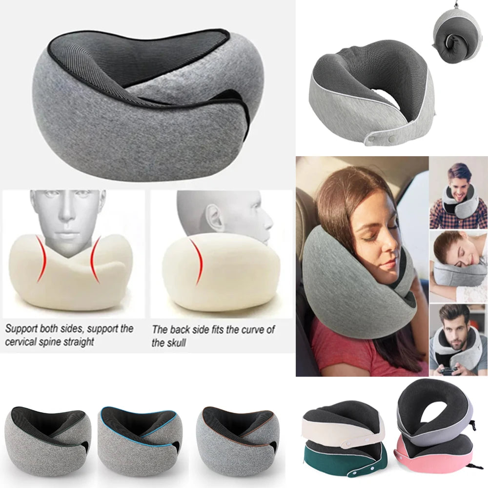Travel Neck Pillow Memory Foam U-shaped